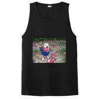 Apple Dog Meme Funny Dog With Apple In Mouth Funny Brainrot PosiCharge Competitor Tank
