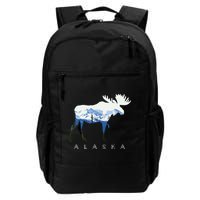 Alaska Day Moose Snowy Mountain Backpack