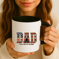 American Dad Man Myth Legend Fathers Day 4th Of July Mug
