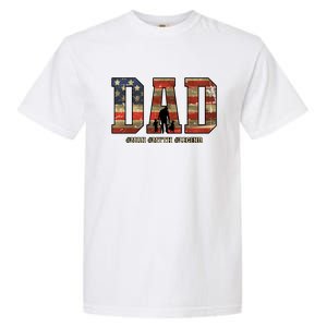 American Dad Man Myth Legend Fathers Day 4th Of July Garment-Dyed Heavyweight T-Shirt