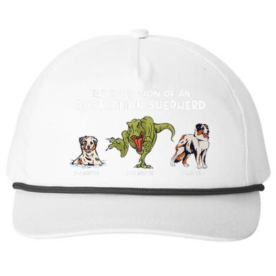 Aussie Dog Mom The Evolution Of An Australian Shepherd Snapback Five-Panel Rope Hat