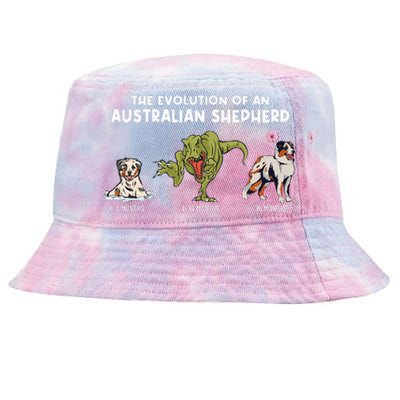 Aussie Dog Mom The Evolution Of An Australian Shepherd Tie-Dyed Bucket Hat