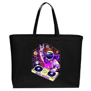 Astronaut DJ Music Psychedelic Psytrance Techno EDM Festival Cotton Canvas Jumbo Tote