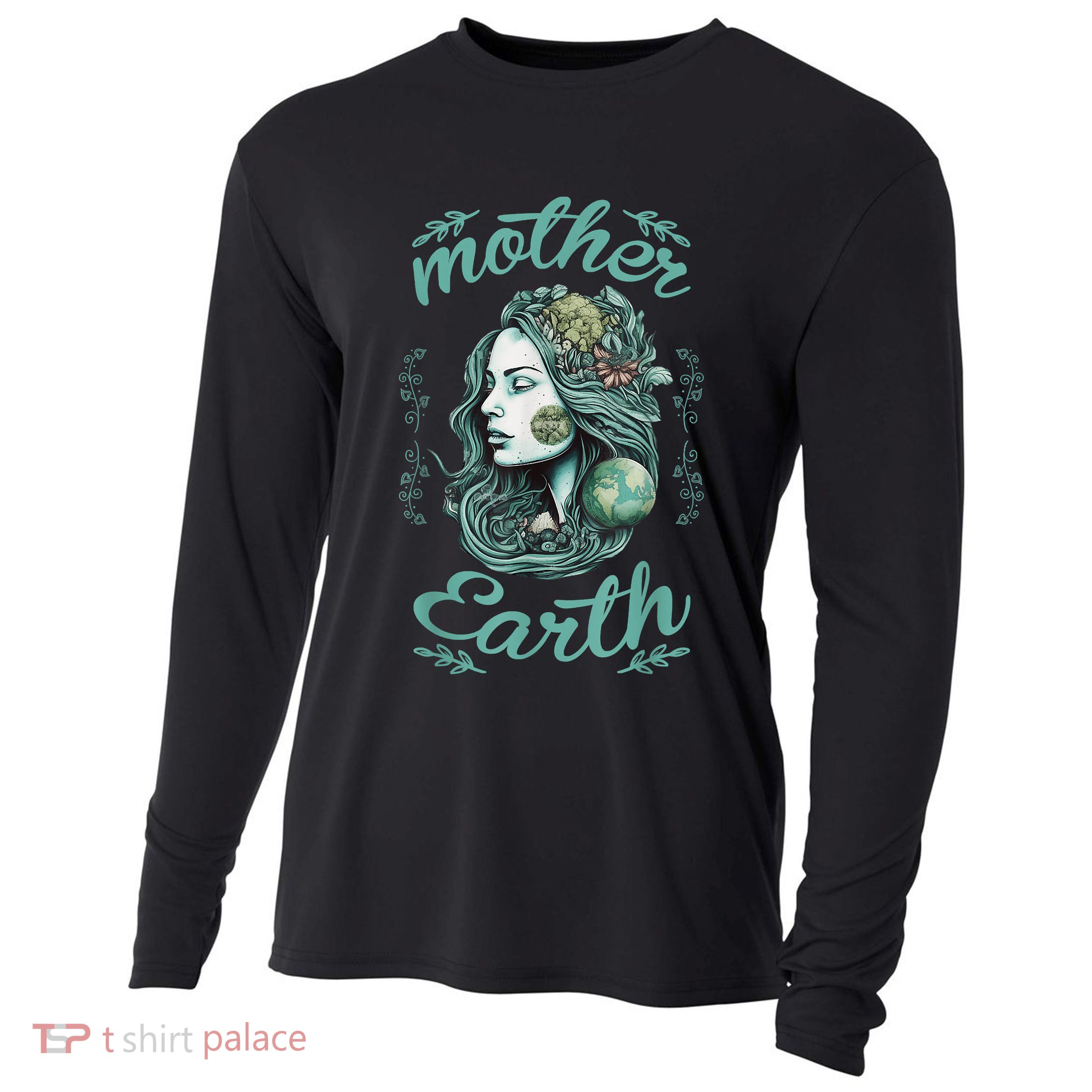 ARBOR Day Mother Earth Tree Planting Environmental Awareness Cooling Performance Long Sleeve Crew