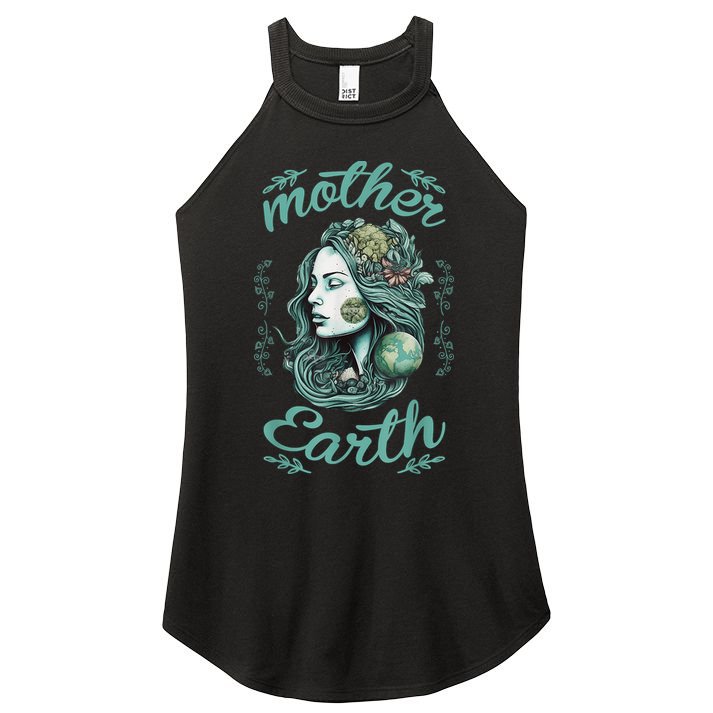 ARBOR Day Mother Earth Tree Planting Environmental Awareness Women's Perfect Tri Rocker Tank