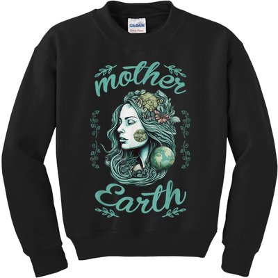 ARBOR Day Mother Earth Tree Planting Environmental Awareness Kids Sweatshirt
