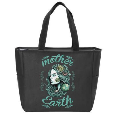 ARBOR Day Mother Earth Tree Planting Environmental Awareness Zip Tote Bag
