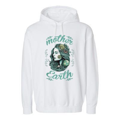 ARBOR Day Mother Earth Tree Planting Environmental Awareness Garment-Dyed Fleece Hoodie