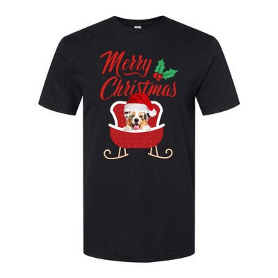 Aussie Dog Merry Christmas Design For The Holiday Season! Softstyle CVC T-Shirt