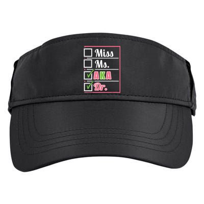 Aka Doctor Medical Worker Appreciation Graduation Adult Drive Performance Visor