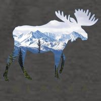 Alaska Day Moose Snowy Mountain Alaskan Tourist Vector Backpack