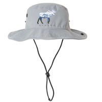 Alaska Day Moose Snowy Mountain Alaskan Tourist Bucket Hat