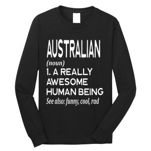 Australian Definition Melbourne Sydney Brisbane Perth Long Sleeve Shirt