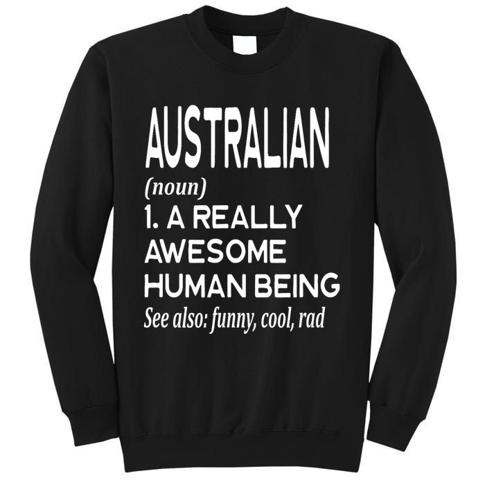 Australian Definition Melbourne Sydney Brisbane Perth Sweatshirt