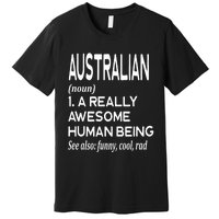 Australian Definition Melbourne Sydney Brisbane Perth Premium T-Shirt