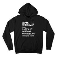 Australian Definition Melbourne Sydney Brisbane Perth Tall Hoodie