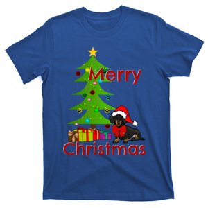 Adorable Dachshund Merry Christmas Funny Doxie Lover Cute Gift T-Shirt