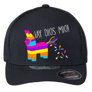 ¡Ay Dios Mio! Piñata Problems Worried Burro Pinata has Candy Accident Classic Flexfit Unipanel Trucker Cap