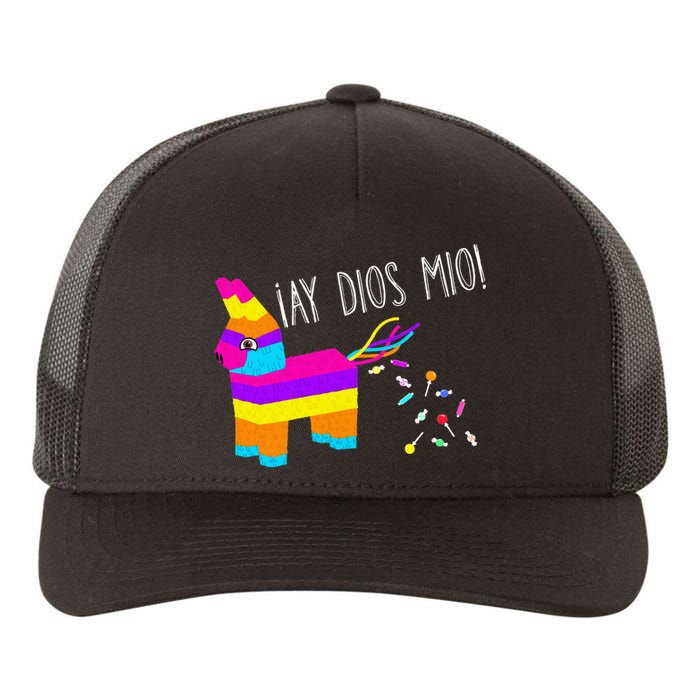 ¡Ay Dios Mio! Piñata Problems Worried Burro Pinata has Candy Accident Classic Yupoong Adult 5-Panel Trucker Hat