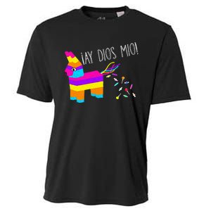 ¡Ay Dios Mio! Piñata Problems Worried Burro Pinata has Candy Accident Classic Cooling Performance Crew T-Shirt