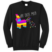 ¡Ay Dios Mio! Piñata Problems Worried Burro Pinata has Candy Accident Classic Sweatshirt