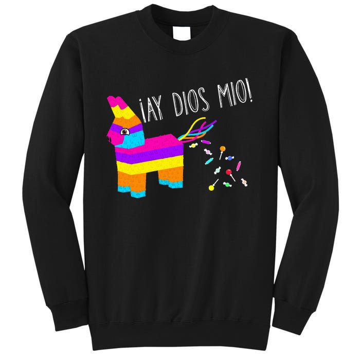 ¡Ay Dios Mio! Piñata Problems Worried Burro Pinata has Candy Accident Classic Sweatshirt