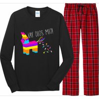 ¡Ay Dios Mio! Piñata Problems Worried Burro Pinata has Candy Accident Classic Long Sleeve Pajama Set