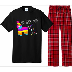 ¡Ay Dios Mio! Piñata Problems Worried Burro Pinata has Candy Accident Classic Pajama Set