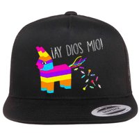 ¡Ay Dios Mio! Piñata Problems Worried Burro Pinata has Candy Accident Classic Flat Bill Trucker Hat