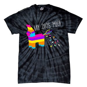 ¡Ay Dios Mio! Piñata Problems Worried Burro Pinata has Candy Accident Classic Tie-Dye T-Shirt