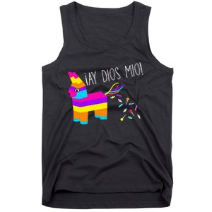 ¡Ay Dios Mio! Piñata Problems Worried Burro Pinata has Candy Accident Classic Tank Top