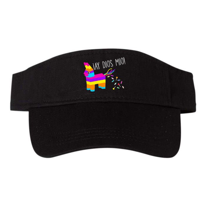 ¡Ay Dios Mio! Piñata Problems Worried Burro Pinata has Candy Accident Classic Valucap Bio-Washed Visor