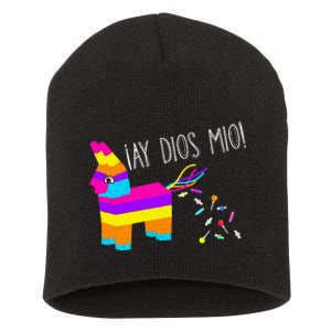 ¡Ay Dios Mio! Piñata Problems Worried Burro Pinata has Candy Accident Classic Short Acrylic Beanie