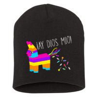 ¡Ay Dios Mio! Piñata Problems Worried Burro Pinata has Candy Accident Classic Short Acrylic Beanie