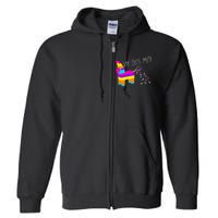 ¡Ay Dios Mio! Piñata Problems Worried Burro Pinata has Candy Accident Classic Full Zip Hoodie