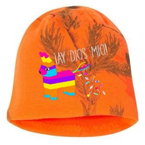 ¡Ay Dios Mio! Piñata Problems Worried Burro Pinata has Candy Accident Classic Kati - Camo Knit Beanie