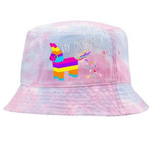 ¡Ay Dios Mio! Piñata Problems Worried Burro Pinata has Candy Accident Classic Tie-Dyed Bucket Hat