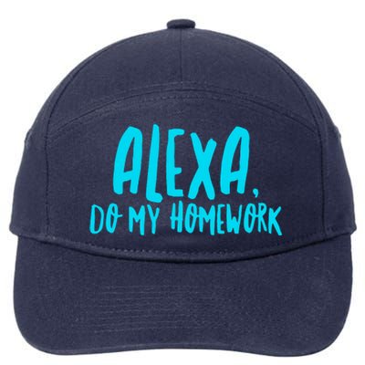 Alexa Do My Homework 7-Panel Snapback Hat