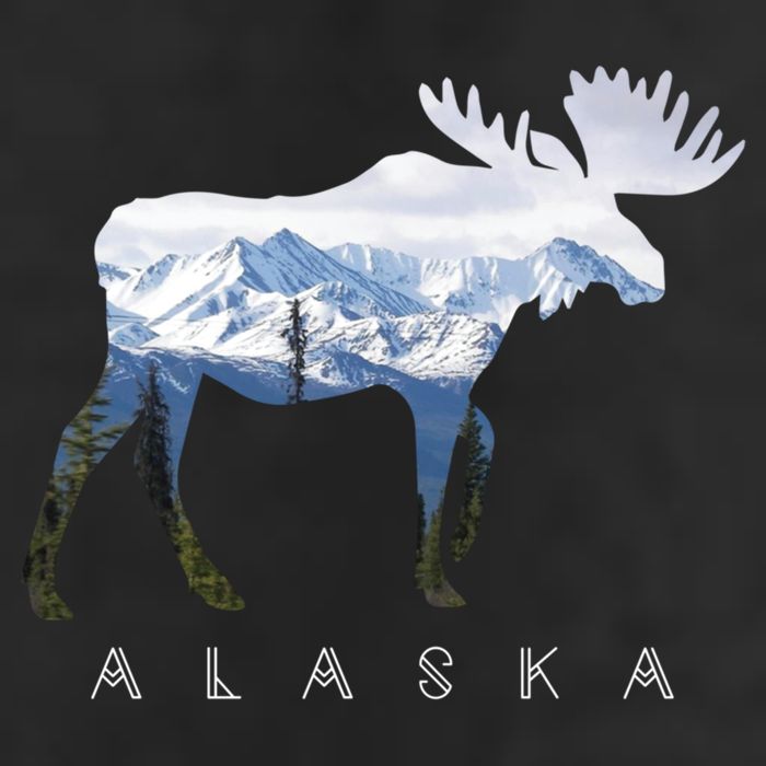 Alaska Day Moose Snowy Mountain Alaskan Tourist Or Resident Gift 11oz C Handle Ceramic Mug