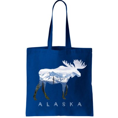Alaska Day Moose Snowy Mountain Alaskan Tourist Or Resident Gift Bag