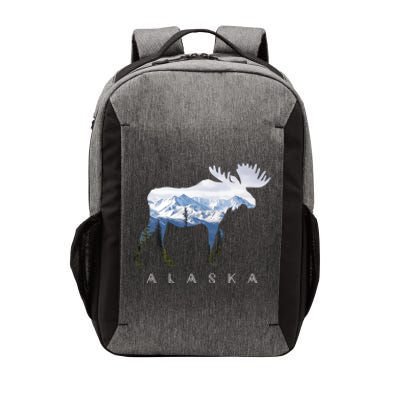 Alaska Day Moose Snowy Mountain Alaskan Tourist Or Resident Gift Vector Backpack