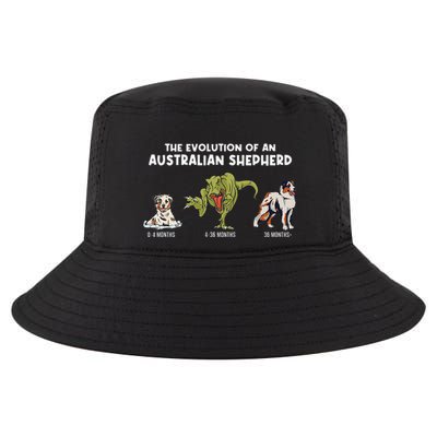 Aussie Dog Mom The Evolution Of An Australian Shepherd Cool Comfort Performance Bucket Hat