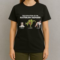 Aussie Dog Mom The Evolution Of An Australian Shepherd T-Shirt