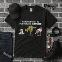 Aussie Dog Mom The Evolution Of An Australian Shepherd Tall T-Shirt