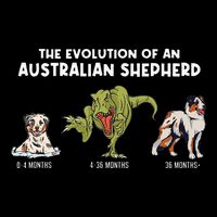 Aussie Dog Mom The Evolution Of An Australian Shepherd Drawstring Bag