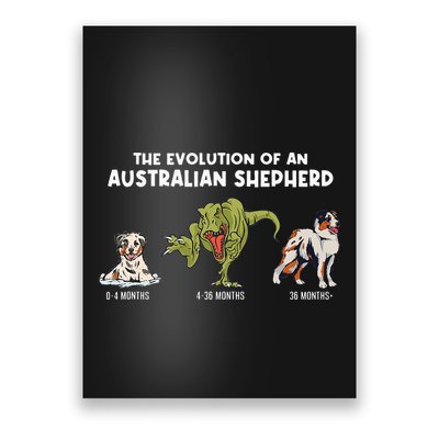 Aussie Dog Mom The Evolution Of An Australian Shepherd Poster