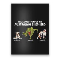 Aussie Dog Mom The Evolution Of An Australian Shepherd Poster