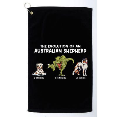 Aussie Dog Mom The Evolution Of An Australian Shepherd Golf Towel