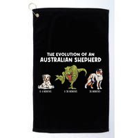 Aussie Dog Mom The Evolution Of An Australian Shepherd Golf Towel