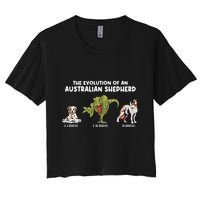 Aussie Dog Mom The Evolution Of An Australian Shepherd Crop Top